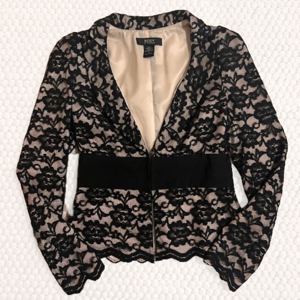 BODY BY VICTORIA • VICTORIA’S SECRET LACE BLAZER JACKET